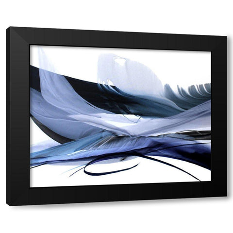 Echoes of Love Black Modern Wood Framed Art Print with Double Matting by Ridgeway, Bette