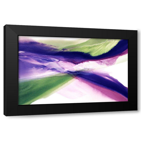 Summer Sea Black Modern Wood Framed Art Print with Double Matting by Ridgeway, Bette