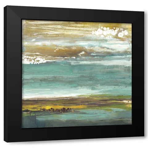Samadhi Black Modern Wood Framed Art Print by Rowan, Grace