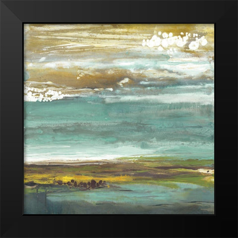 Samadhi Black Modern Wood Framed Art Print by Rowan, Grace