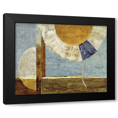 Passing Through Black Modern Wood Framed Art Print by Dolce, Carmen