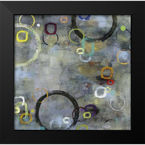 Binary I Black Modern Wood Framed Art Print by Dolce, Carmen