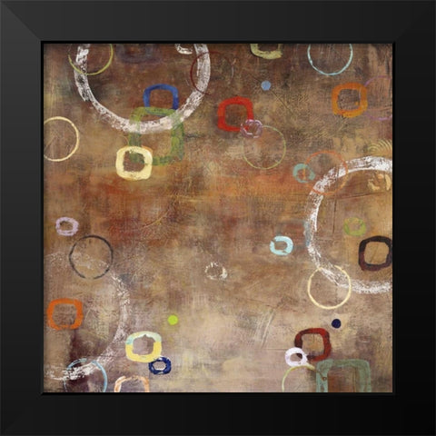 Binary II Black Modern Wood Framed Art Print by Dolce, Carmen