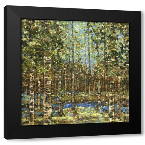 Retreat Black Modern Wood Framed Art Print by Dolce, Carmen