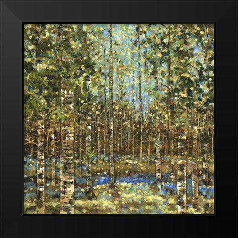 Retreat Black Modern Wood Framed Art Print by Dolce, Carmen
