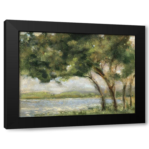 Tree and Clearing Black Modern Wood Framed Art Print by Dolce, Carmen