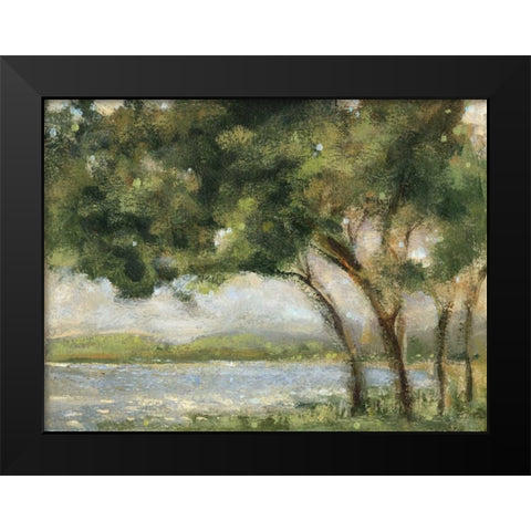 Tree and Clearing Black Modern Wood Framed Art Print by Dolce, Carmen