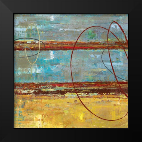 Posture II Black Modern Wood Framed Art Print by Dolce, Carmen