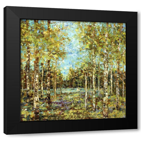 Pristine Black Modern Wood Framed Art Print by Dolce, Carmen
