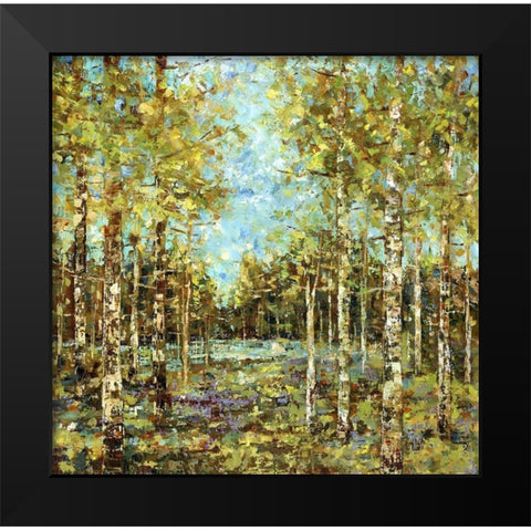 Pristine Black Modern Wood Framed Art Print by Dolce, Carmen