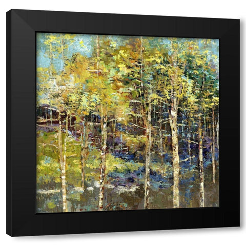 Promise Black Modern Wood Framed Art Print with Double Matting by Dolce, Carmen