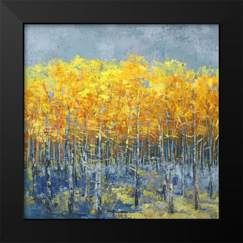 Untouched Black Modern Wood Framed Art Print by Dolce, Carmen