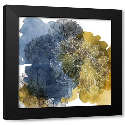 Laney I Black Modern Wood Framed Art Print with Double Matting by Calaguiro, Kevin