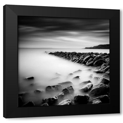 Clavells Black Modern Wood Framed Art Print with Double Matting by Cherry, Rob