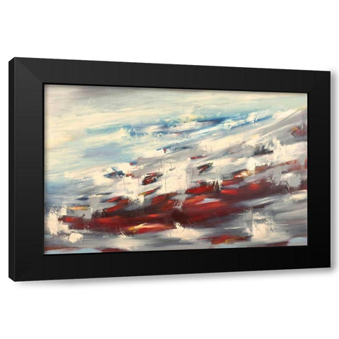 Solitude Black Modern Wood Framed Art Print by Ligeros, Cynthia