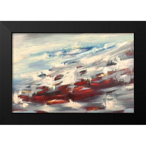 Solitude Black Modern Wood Framed Art Print by Ligeros, Cynthia