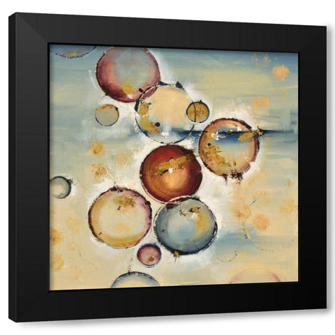 Silent Radience Black Modern Wood Framed Art Print with Double Matting by Ligeros, Cynthia