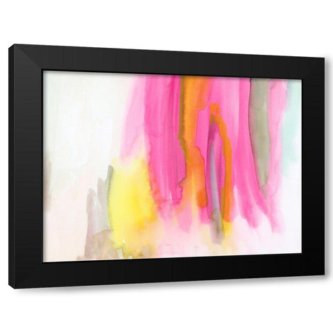 Dulcet II Black Modern Wood Framed Art Print with Double Matting by Essue, Christina