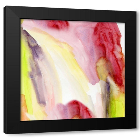Crystaline II Black Modern Wood Framed Art Print by Essue, Christine