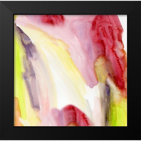Crystaline II Black Modern Wood Framed Art Print by Essue, Christine