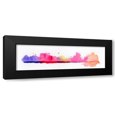 Fringe II Black Modern Wood Framed Art Print with Double Matting by Essue, Christina