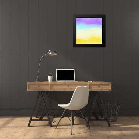 Glowing Black Modern Wood Framed Art Print by Essue, Christina