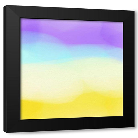 Glowing Black Modern Wood Framed Art Print with Double Matting by Essue, Christina