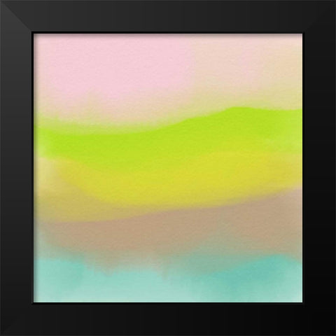 Echo Black Modern Wood Framed Art Print by Essue, Christina