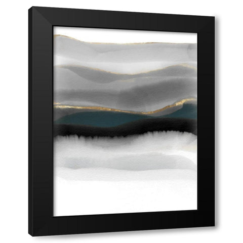 Impressions  Black Modern Wood Framed Art Print by Essue, Christina