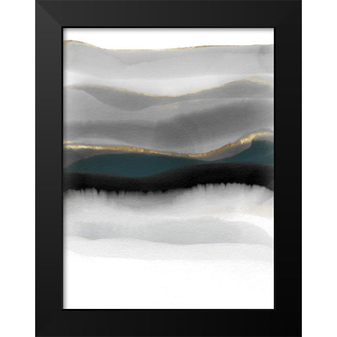 Impressions  Black Modern Wood Framed Art Print by Essue, Christina