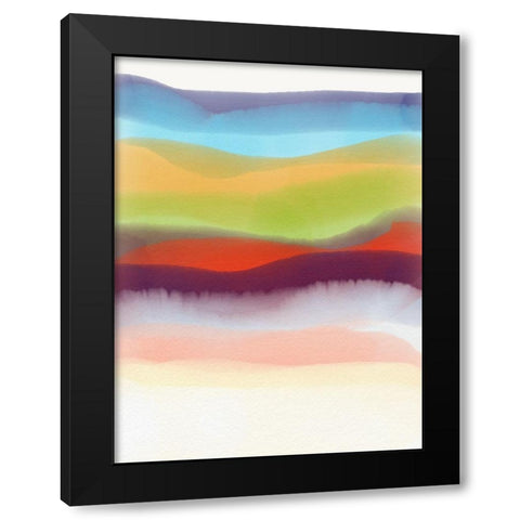 Impressions  Black Modern Wood Framed Art Print by Essue, Christina