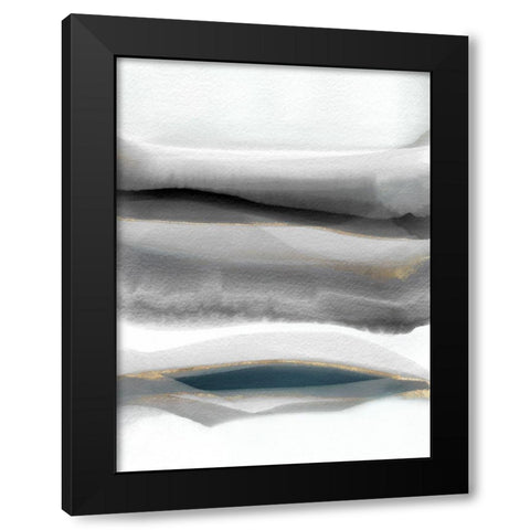 Sequence  Black Modern Wood Framed Art Print by Essue, Christina