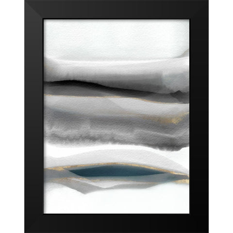Sequence  Black Modern Wood Framed Art Print by Essue, Christina