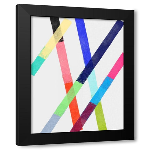 Blocking IV Black Modern Wood Framed Art Print by Essue, Christina