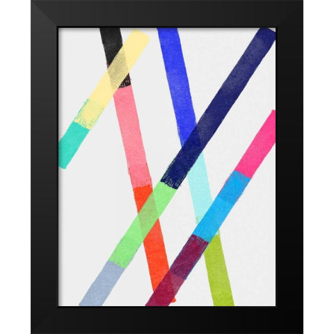 Blocking IV Black Modern Wood Framed Art Print by Essue, Christina