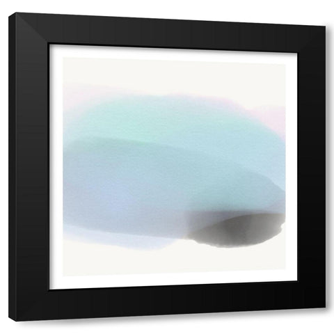 Breeze I Black Modern Wood Framed Art Print with Double Matting by Essue, Christina