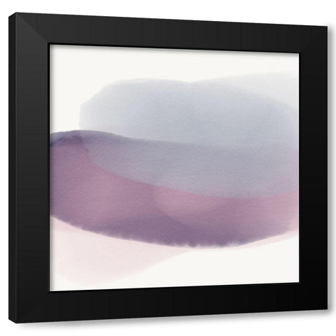 Breeze II Black Modern Wood Framed Art Print with Double Matting by Essue, Christina