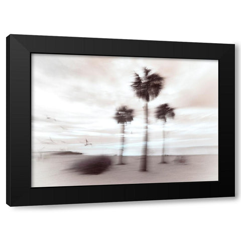 Beach Nostalgia  Black Modern Wood Framed Art Print by Connolly, Karin