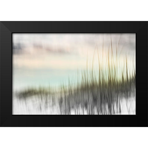 Sunset Pond  Black Modern Wood Framed Art Print by Connolly, Karin