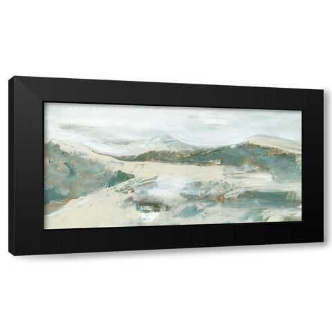 Spring Ski MountianÂ  Black Modern Wood Framed Art Print by Project C