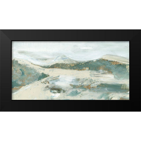 Spring Ski MountianÂ  Black Modern Wood Framed Art Print by Project C