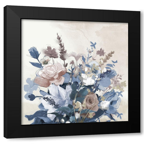Meadow Magic Black Modern Wood Framed Art Print by Jacob Q