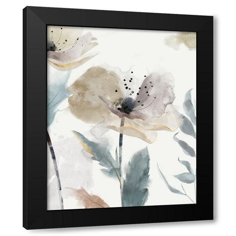 Enchanted Garden I Black Modern Wood Framed Art Print with Double Matting by Jacob Q