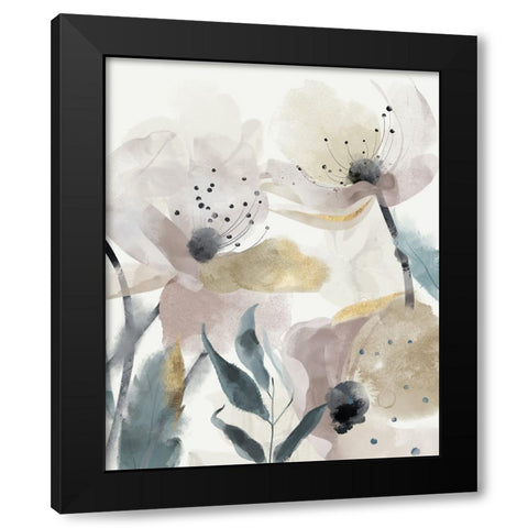 Enchanted Garden II Black Modern Wood Framed Art Print by Jacob Q