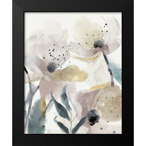 Enchanted Garden II Black Modern Wood Framed Art Print by Jacob Q
