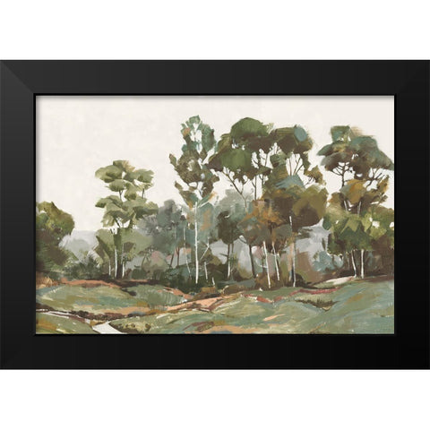 Enchanted Valley Black Modern Wood Framed Art Print by Jacob Q