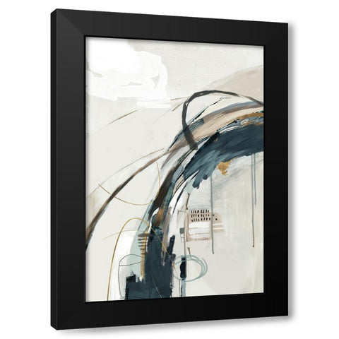 Interstellar Black Modern Wood Framed Art Print with Double Matting by Jacob Q