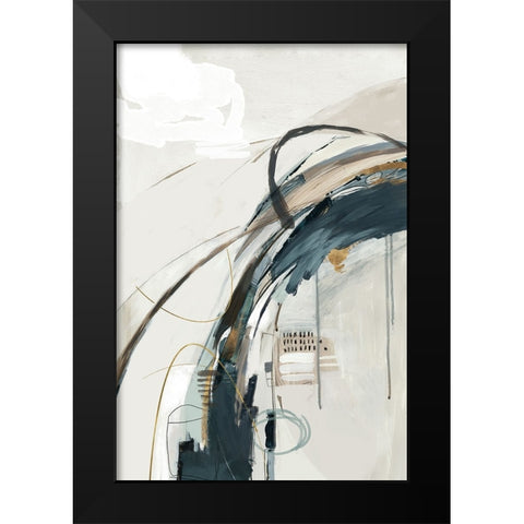 Interstellar Black Modern Wood Framed Art Print by Jacob Q