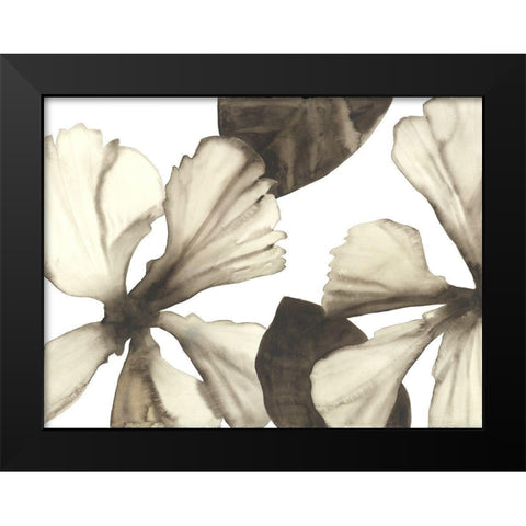 Hibiscus I Black Modern Wood Framed Art Print by Hendrick, Cathy