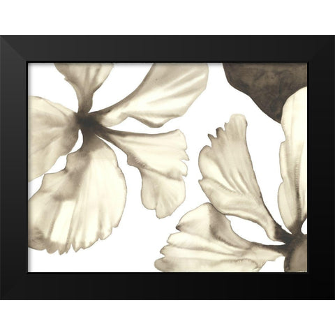Hibiscus II Black Modern Wood Framed Art Print by Hendrick, Cathy